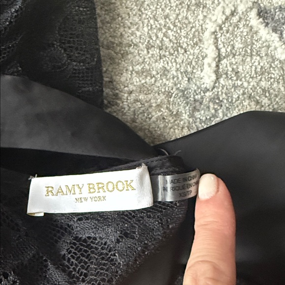 Ramy Brook Black Lace Blouse - Picture 5 of 9